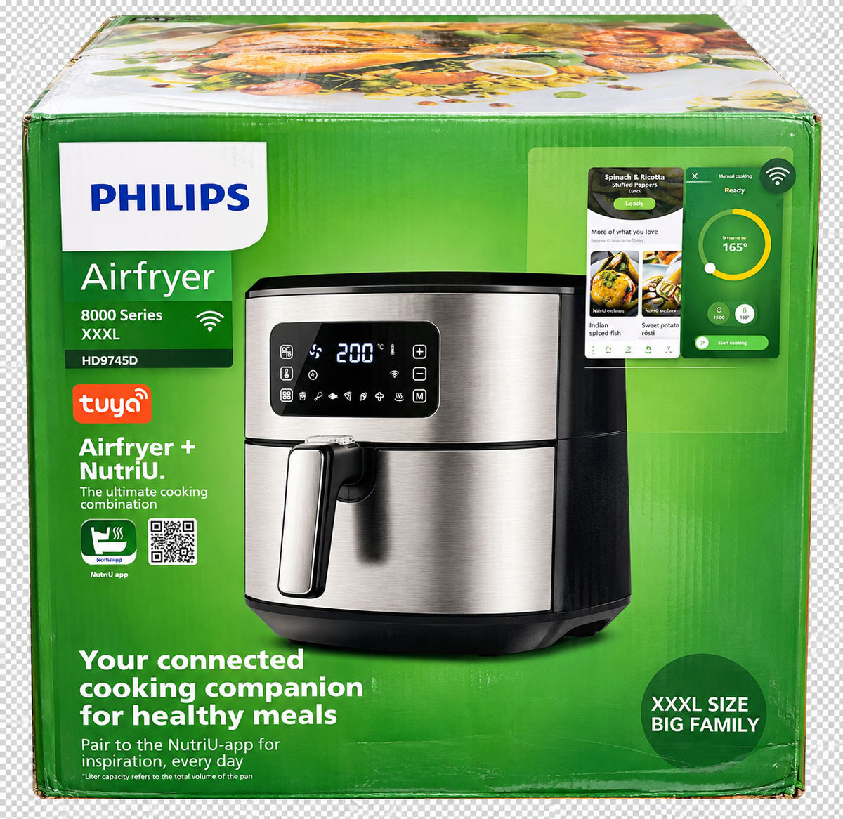 Philips 10 Liter Digital Air Fryer With Double Element ( Special Edition Model )