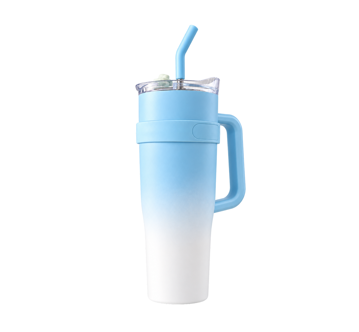 Sky Ombré Tumbler | [40 oz] with Handle & Straw