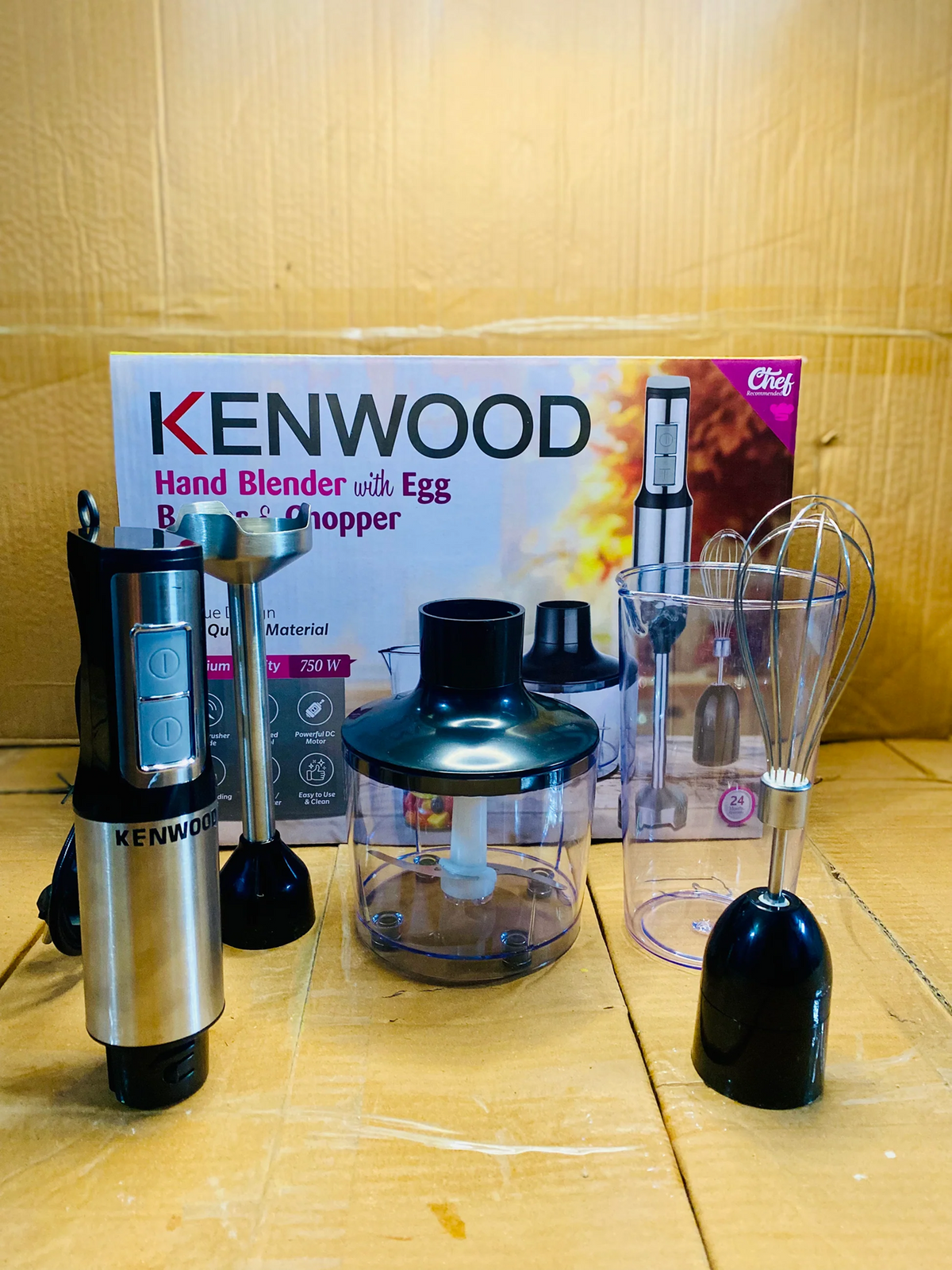 Kenwood 3-in-1 Hand Blender Set | With Egg Beater & Chopper Hand Stick